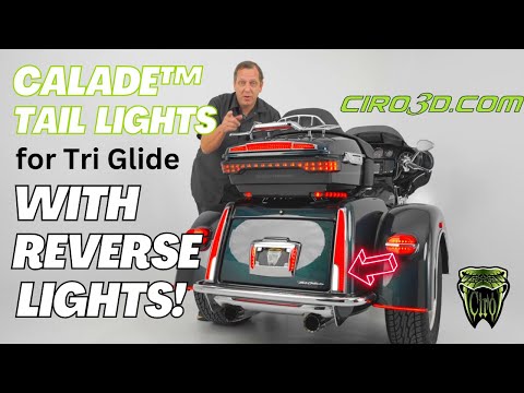 Ciro CALADE™ Tail Lights For Tri Glide