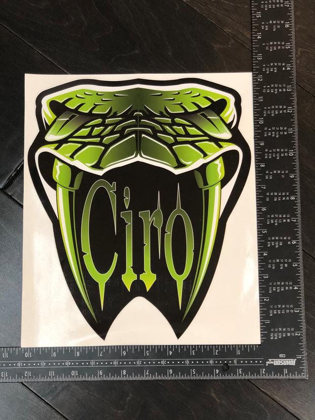 ciro Ciro Snake Head Sticker