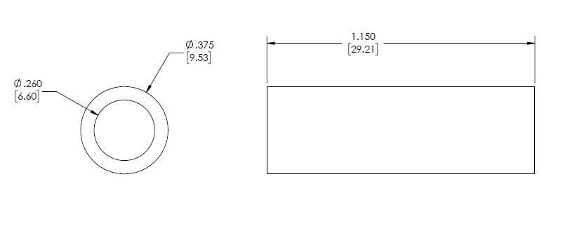 Ciro Perch Mount Extended Spacer And Bolt Kit