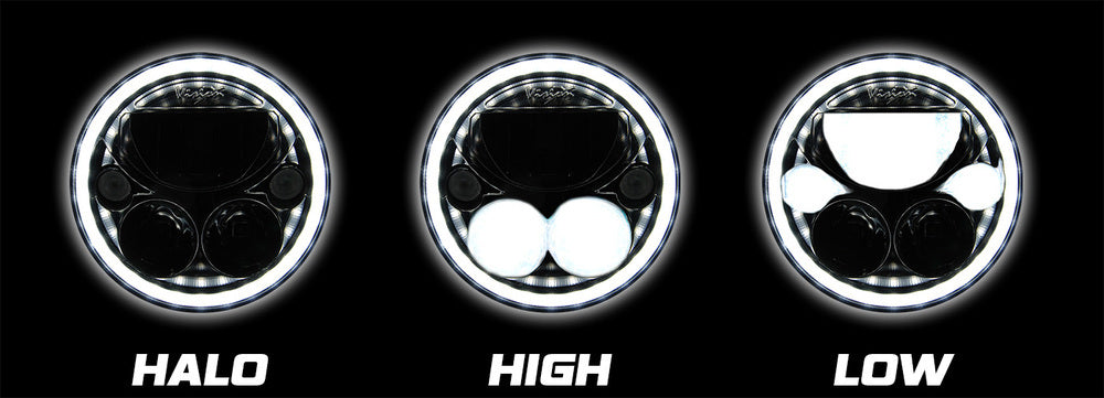 Ciro XMC 7" LED Headlight By Vision X
