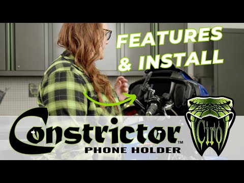 Ciro Constrictor® Phone Holder With Offset Perch Mount