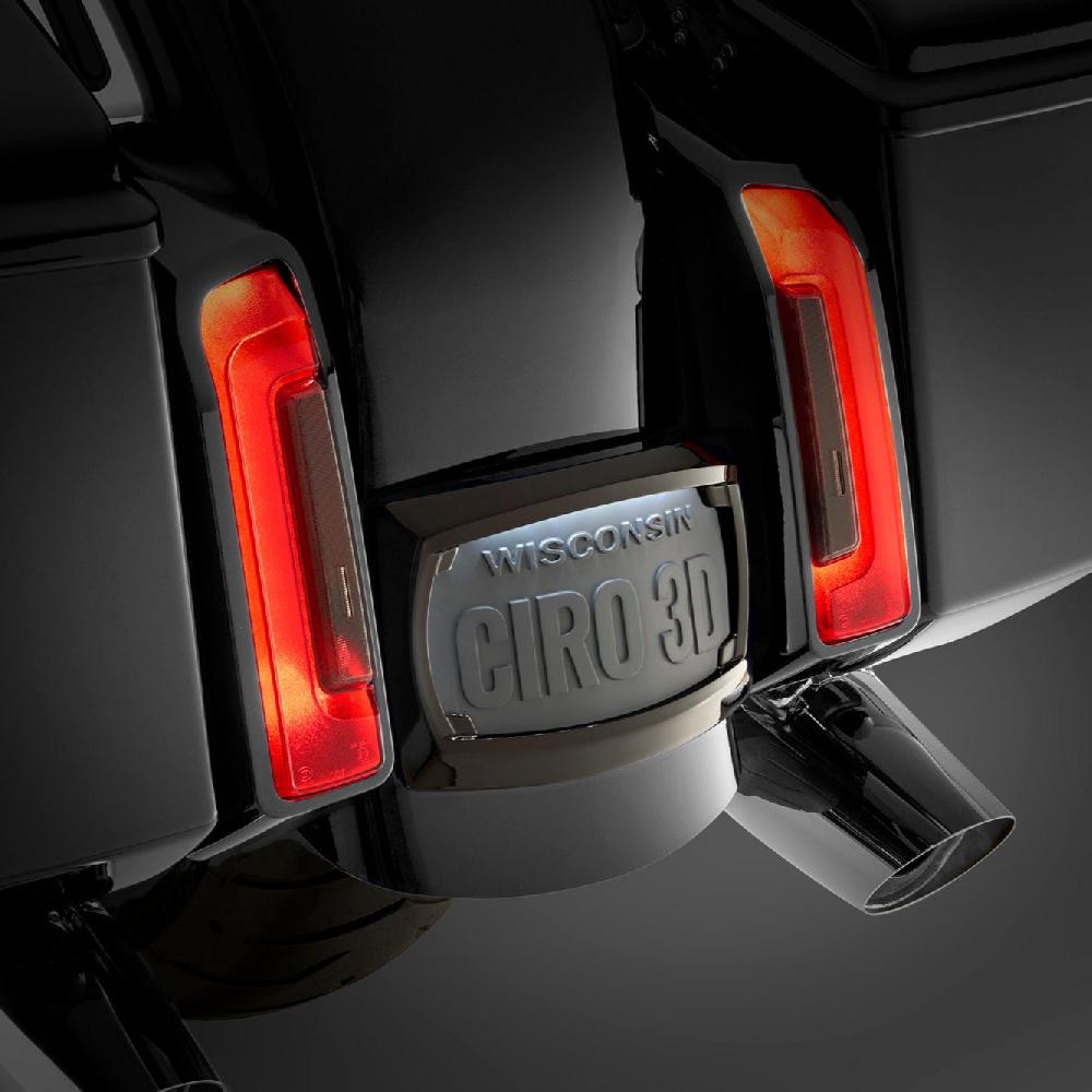Ciro Curved Frame With LED Plate Light For '23-up Touring