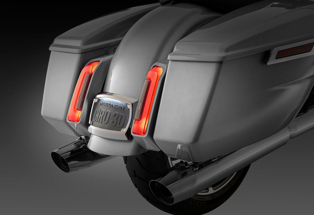 Ciro Curved Frame With LED Plate Light For '23-up Touring