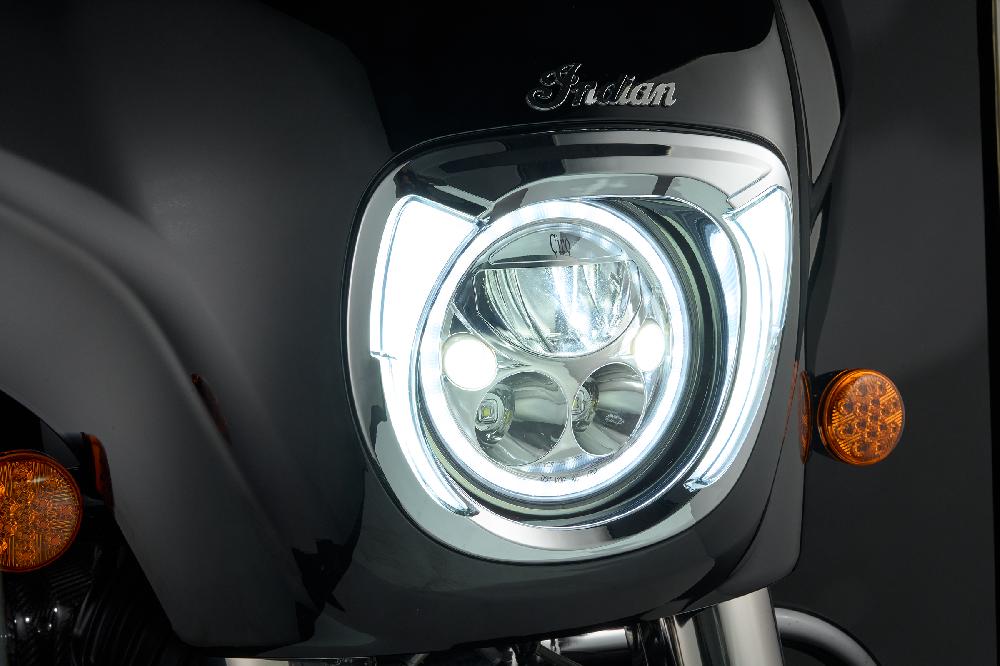 Ciro Fang® Headlight Bezel For Indian Chieftain Chrome