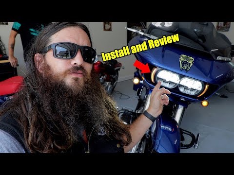 Ciro Fang® LED Headlight Bezel For '15-'23 Road Glide