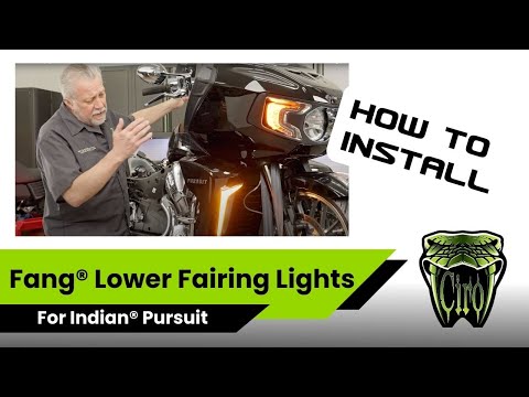 Ciro Fang® Lower Fairing Lights For Indian Pursuit