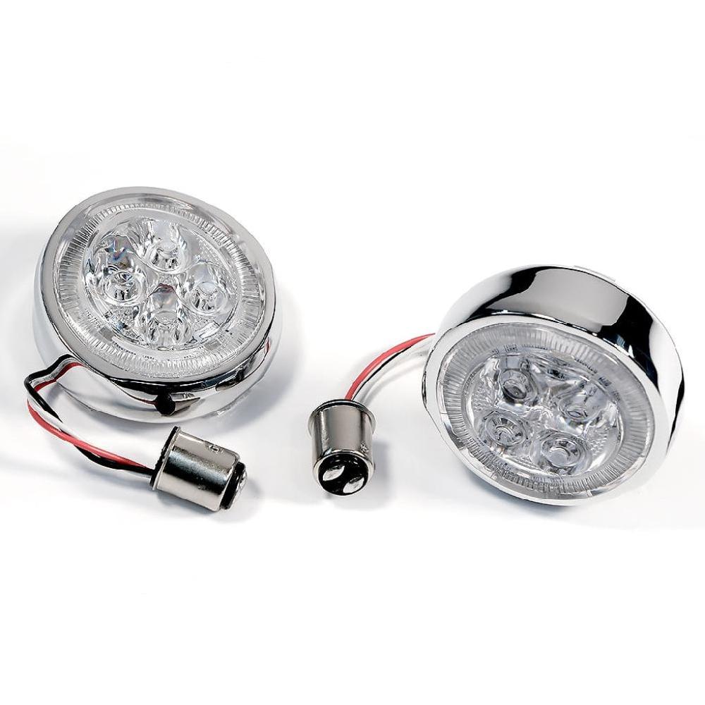 Ciro Fang® Rear Signal Light Inserts With Bezel (Dual Circuit)