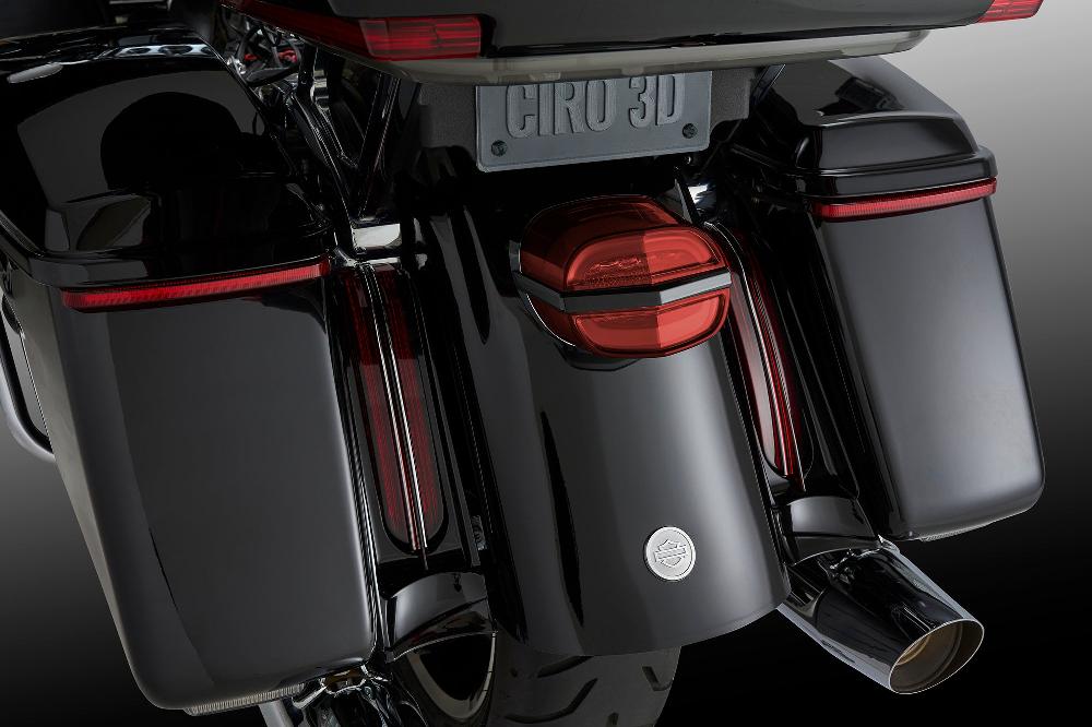 Ciro Filler Panel Lights For Limited Ultra And Road King With All RED LEDs