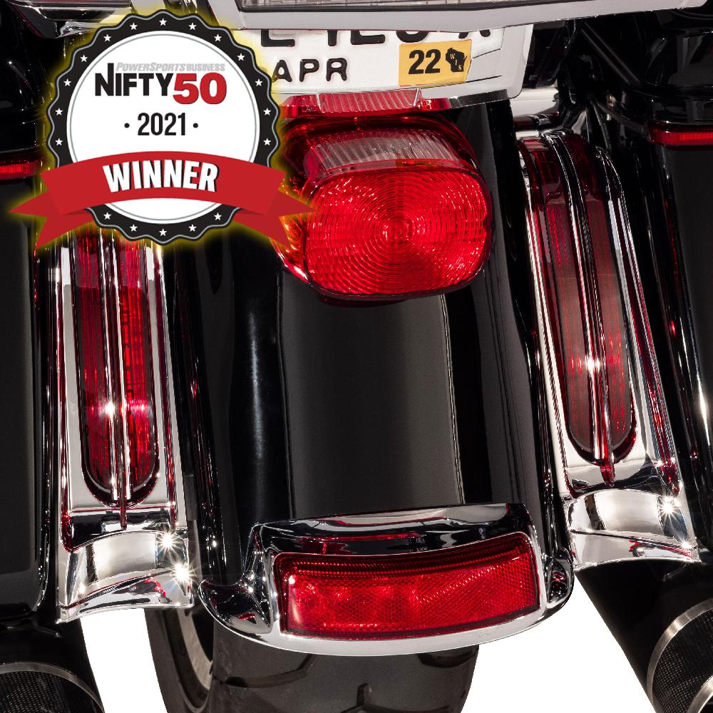 Ciro Filler Panel Lights For Limited Ultra And Road King With All RED LEDs