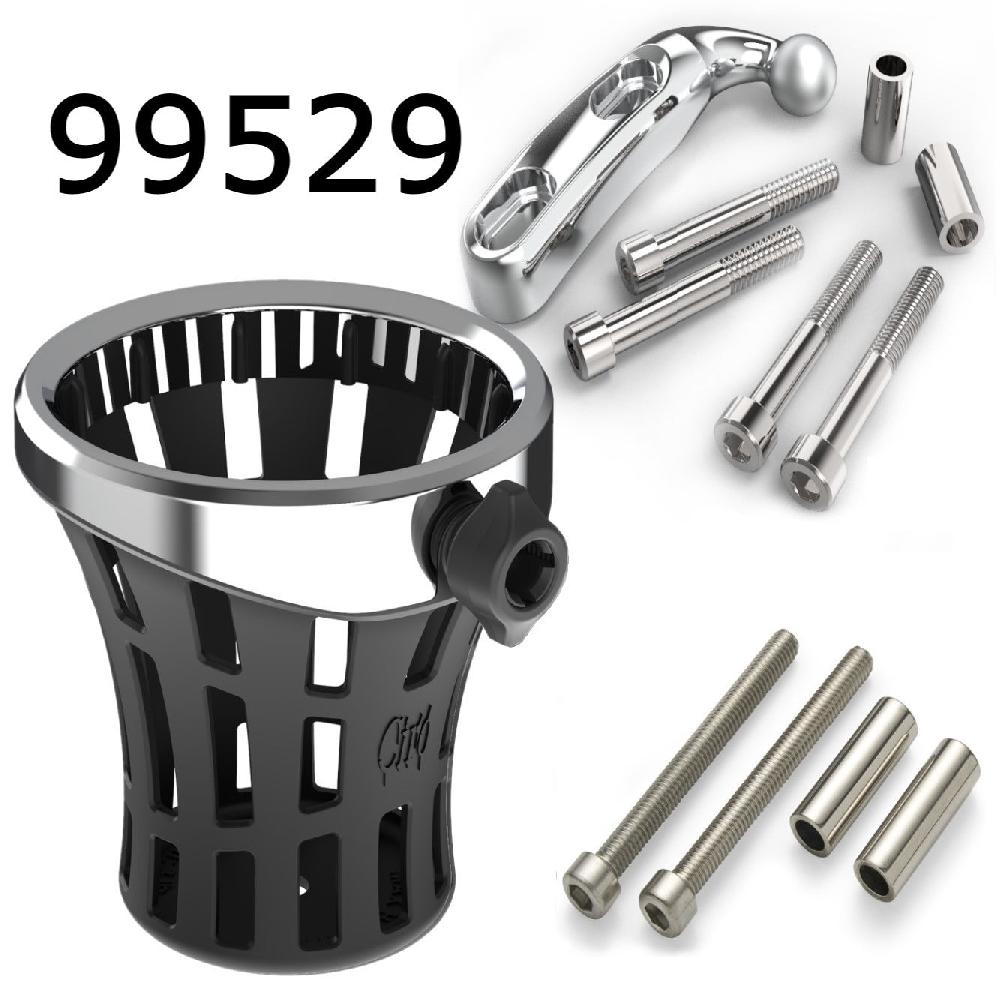 Ciro GEN 2 BIG ASS® Drink Holder With Perch Mount For Indian Pursuit