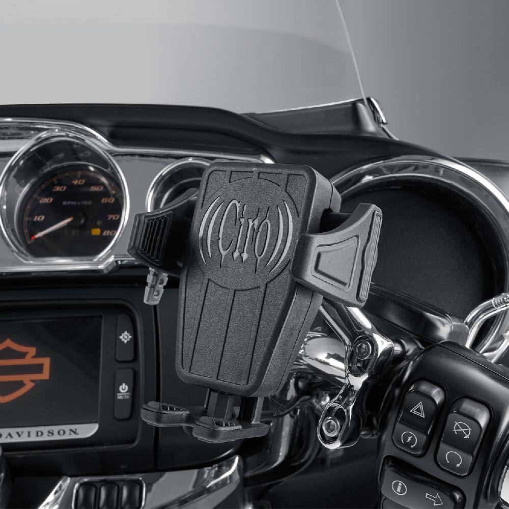 Ciro GEN 2 Cybercharger Phone Holder With Offset Perch Mount For Indian Pursuit