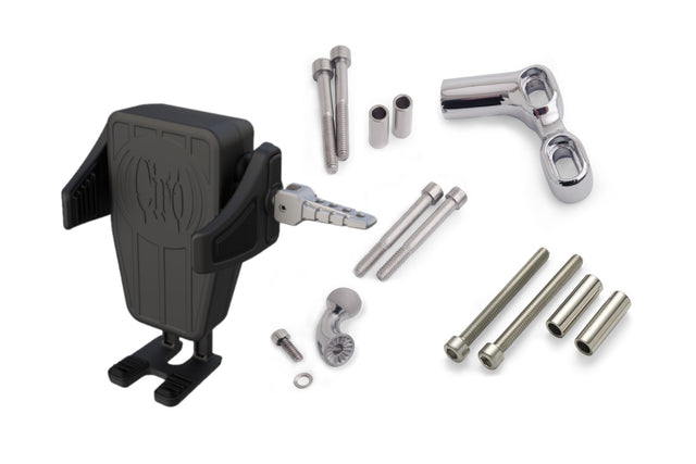 ciro GEN 2 Cybercharger Phone Holder with Offset Perch Mount for Indian Pursuit