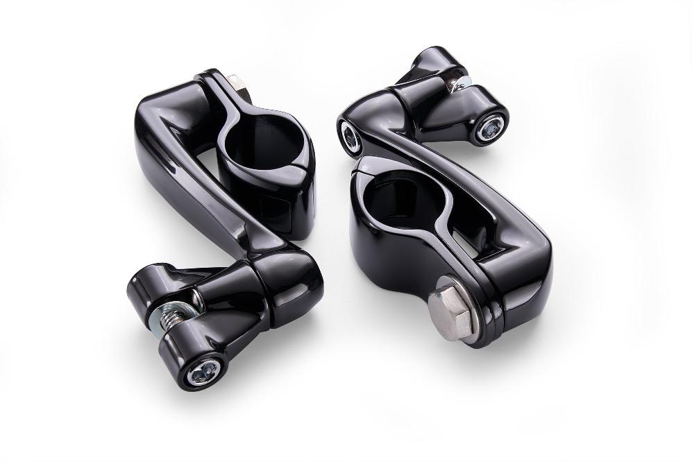 Ciro Hingeless Highway Peg Mount Kit With Extension Arms