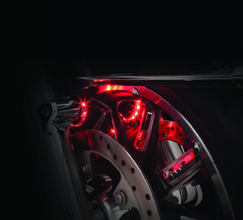 Ciro Shock & Awe® / Fork Mounted Illuminators For Harley-Davidson Touring