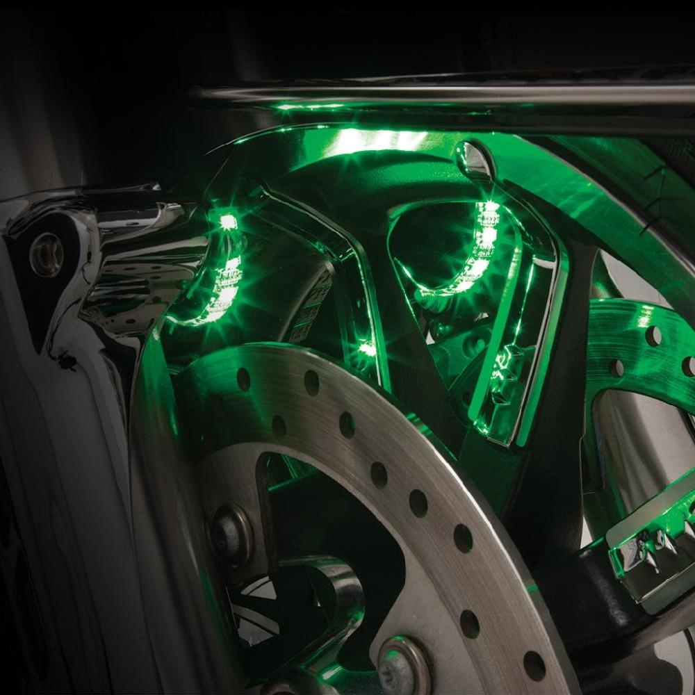 Ciro Shock & Awe® / Fork Mounted Illuminators For Harley-Davidson Touring