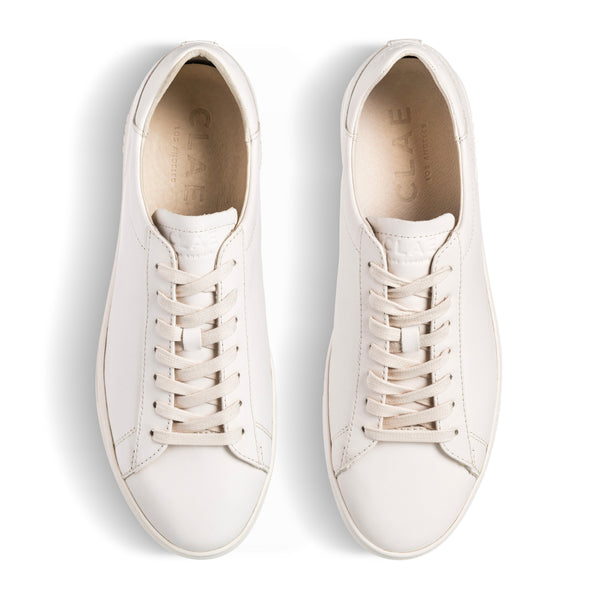 Clae BRADLEY ESSENTIALS Triple Off-White Leather