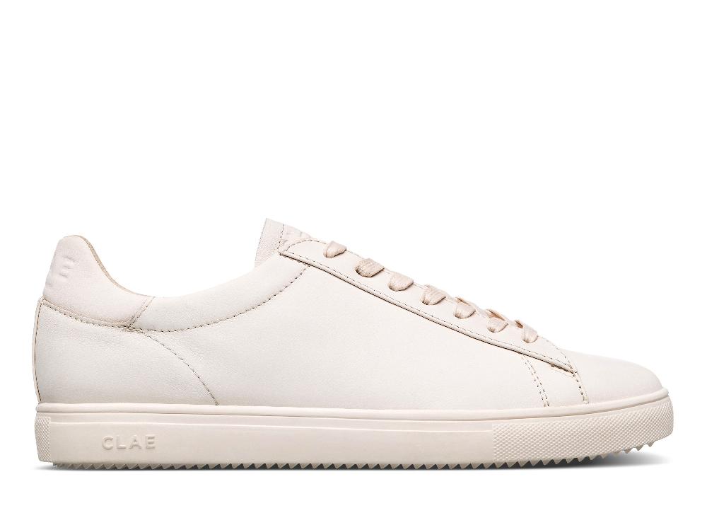 clae BRADLEY ESSENTIALS Triple Off-White Leather