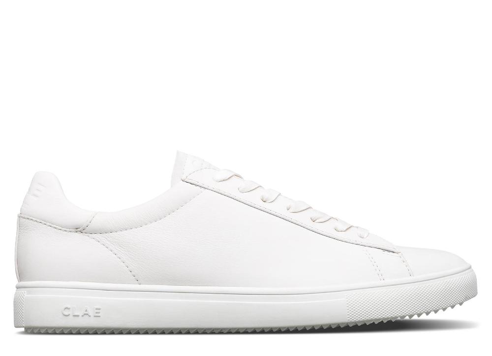 clae BRADLEY ESSENTIALS Triple White Leather