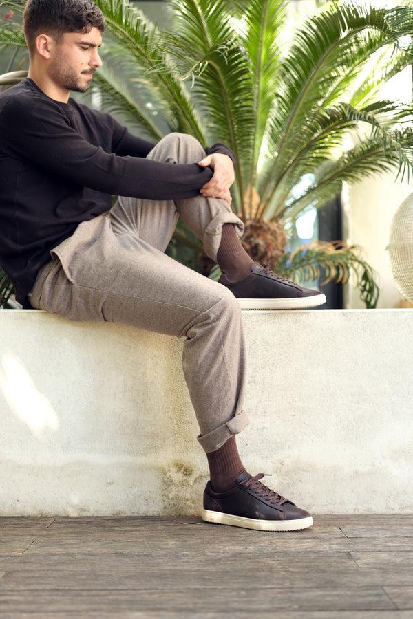 Clae BRADLEY ESSENTIALS Walrus Brown Leather