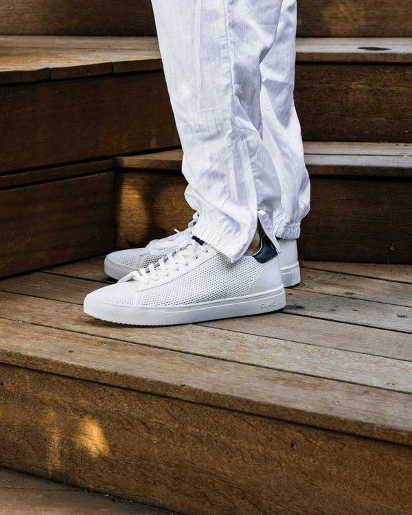 Clae BRADLEY KNIT White Navy Cactus