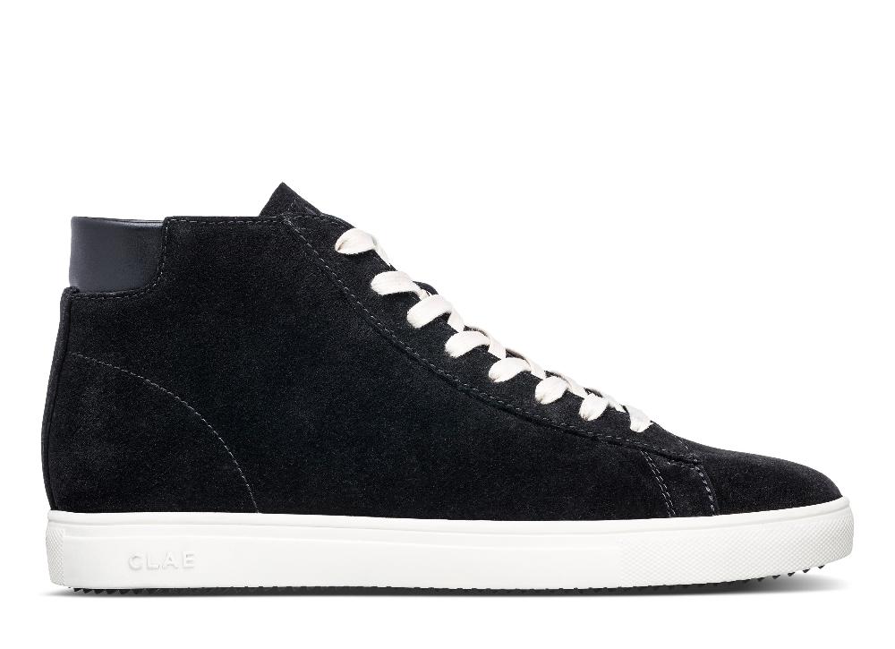 clae BRADLEY MID Black Suede