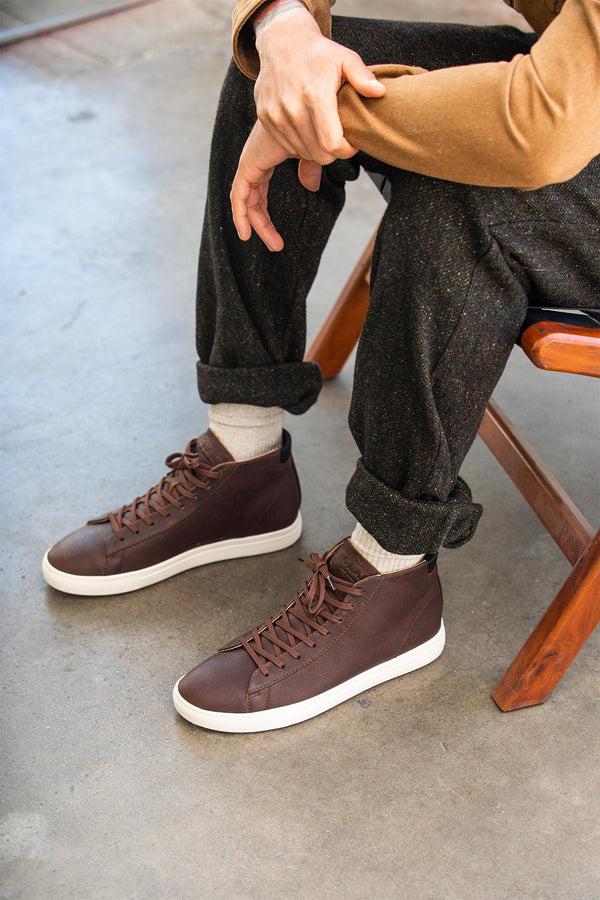 Clae BRADLEY MID Cocoa Leather