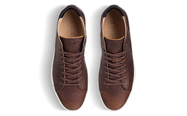Clae BRADLEY MID Cocoa Leather