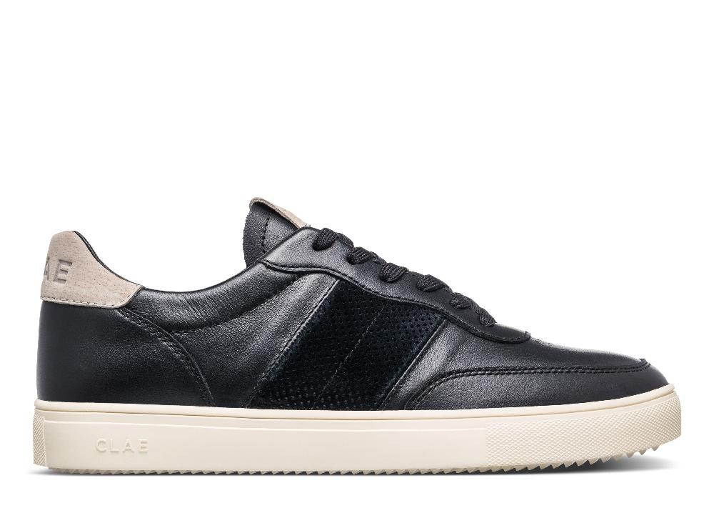 clae DAVIS Black Leather Cashmere