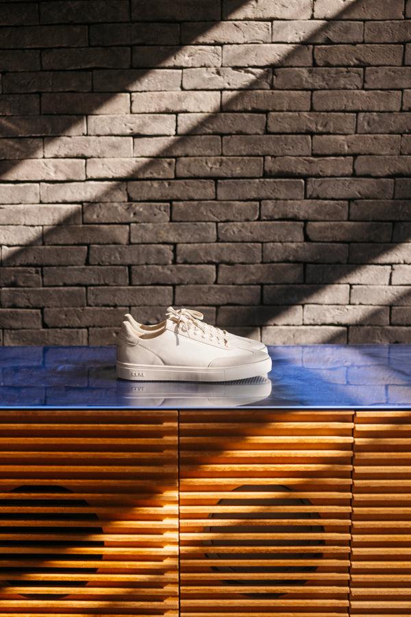 Clae DEANE Triple Off-White Leather