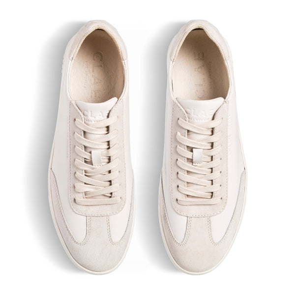Clae DEANE Triple Off-White Leather