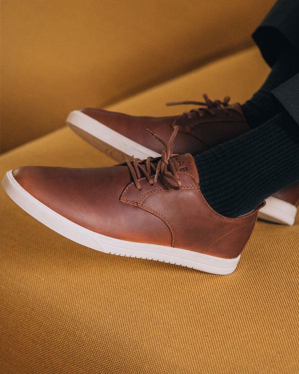 Clae ELLINGTON Chestnut Oiled Leather