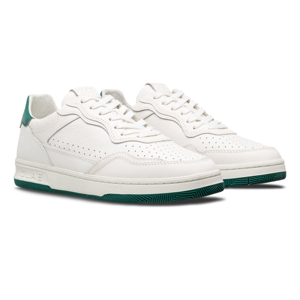 Clae HAYWOOD White Leather Galapagos