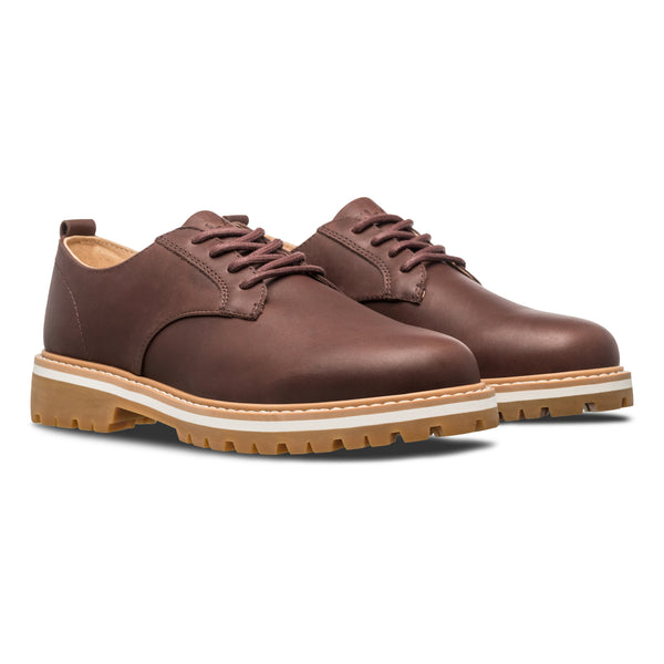 Clae LOGAN Antique Brown Leather