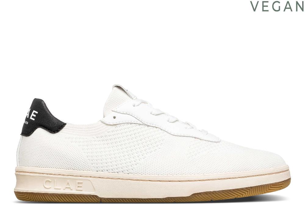 clae MALONE KNIT White Black