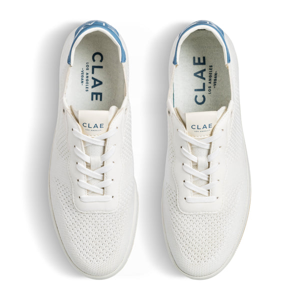 Clae MALONE KNIT White Cactus Blue Shadow