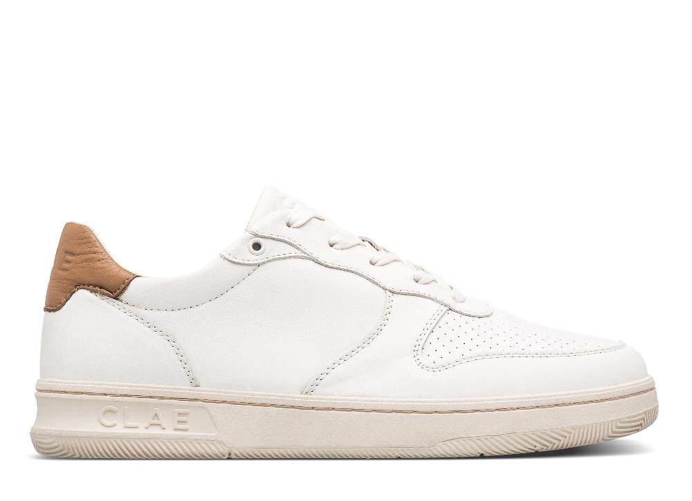 clae MALONE Off-White Camel Brown