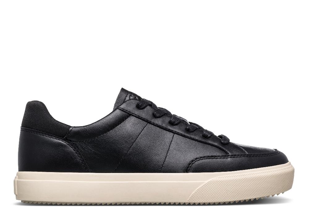 clae MONROE VENICE Black Milled Leather