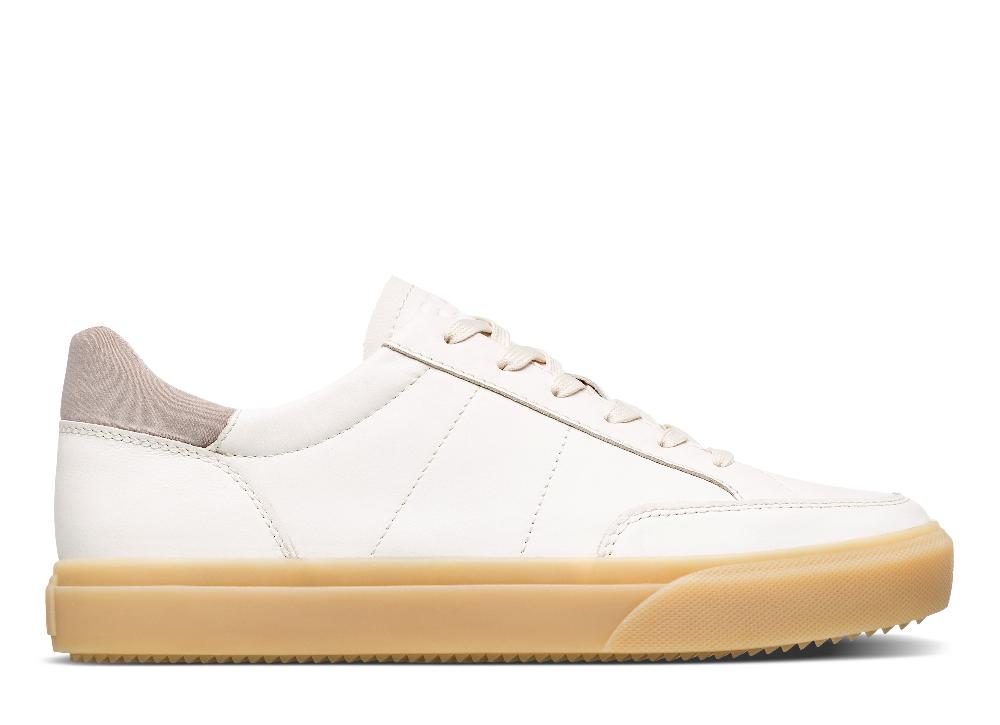 clae MONROE VENICE Off-White Leather Cashmere
