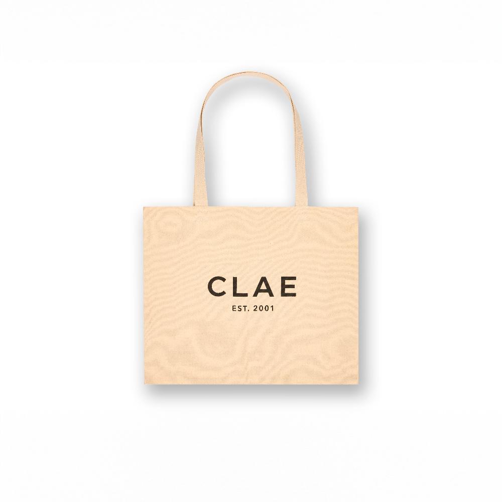 clae TOTE BAG Cotton Ecru