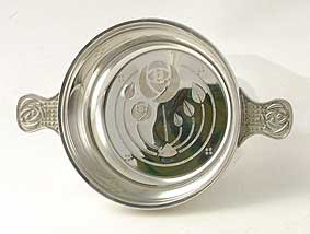 clan Charles Rennie MacKintosh Glasgow Bouquet 4" Quaich