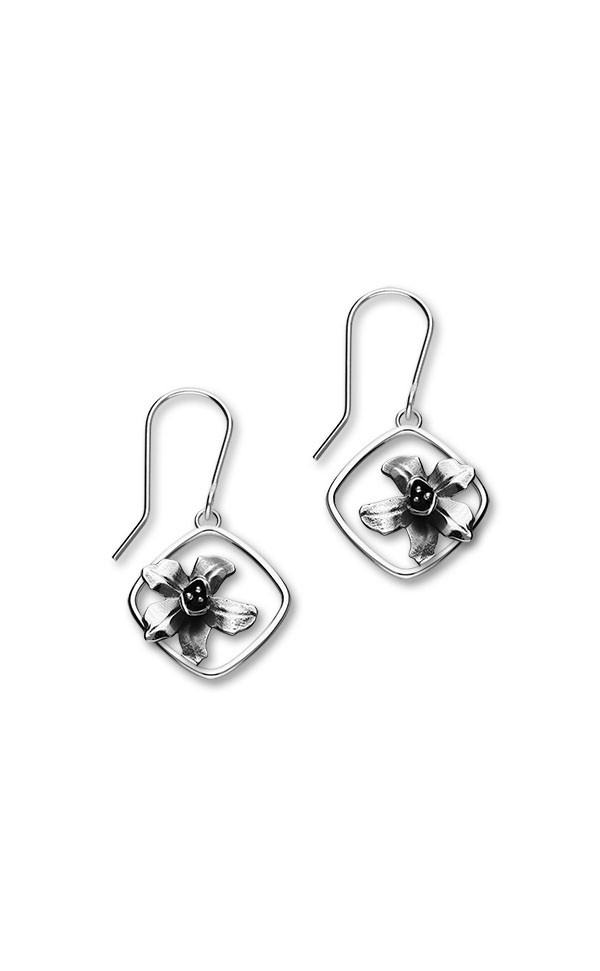 clan Birth Flowers Drop Earrings ‑ July ‑ E1865