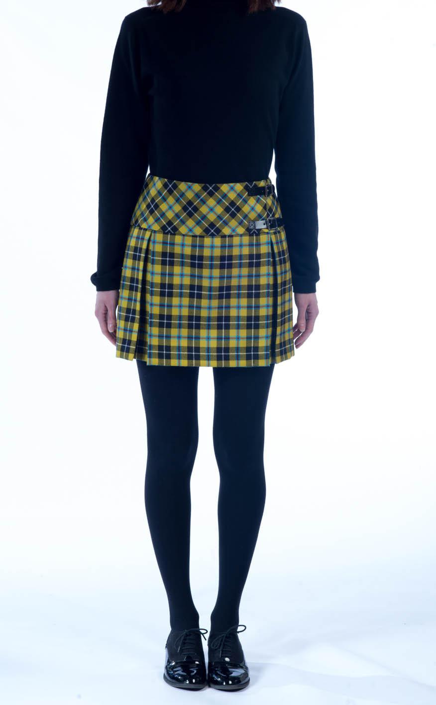 Clan Box Pleat Mini Kilt Tartan