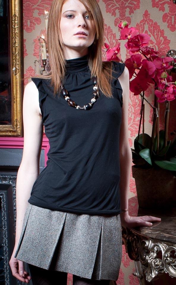 Clan Box Pleat Mini Kilt Tweed