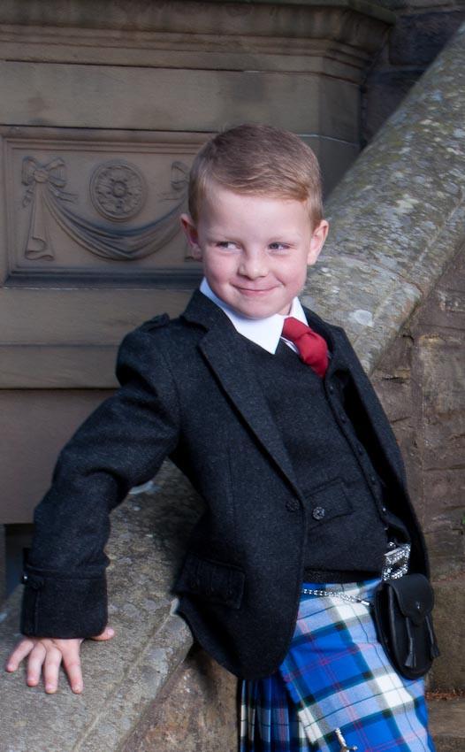 clan Boy's Tweed Argyll Jacket