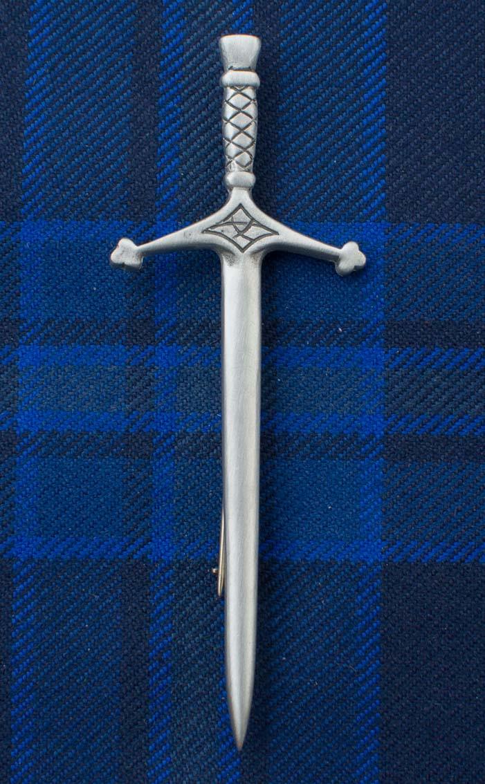 Clan Bruce Sword Kilt Pin