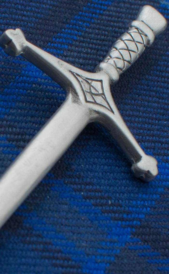 Clan Bruce Sword Kilt Pin