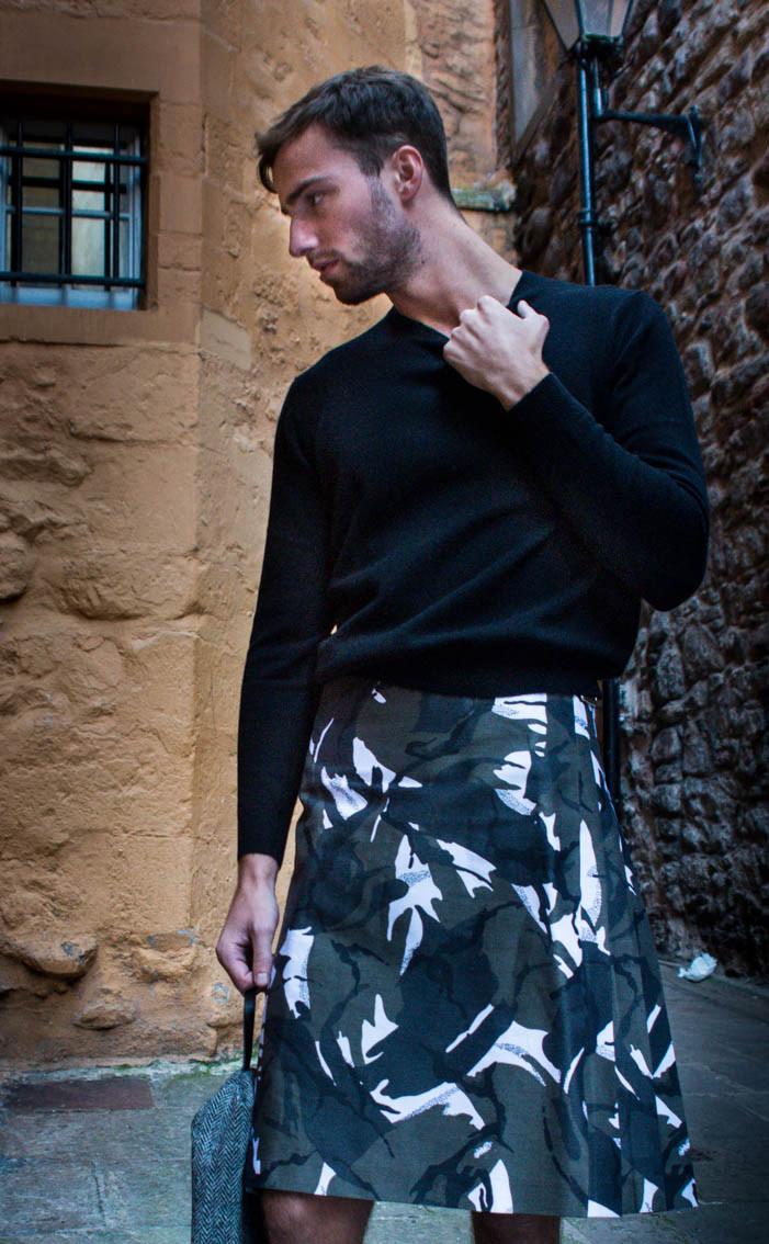 Clan Camouflage Casual Kilt