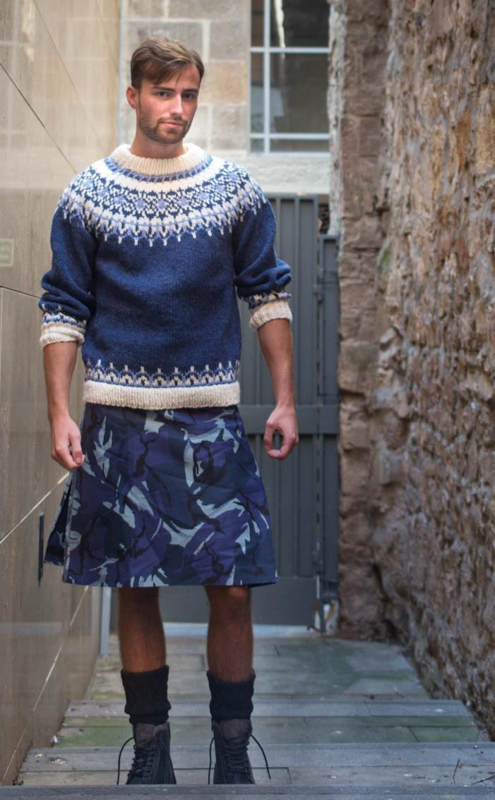 Clan Camouflage Casual Kilt
