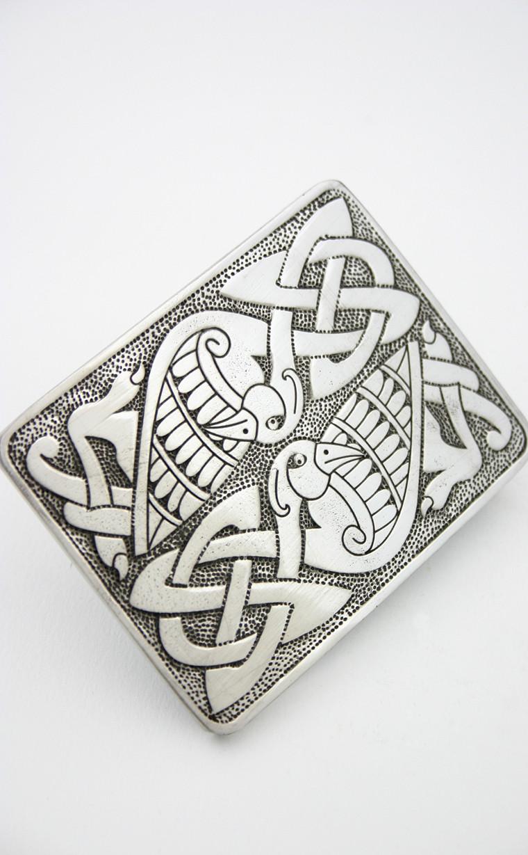 clan Celtic Bird Buckle