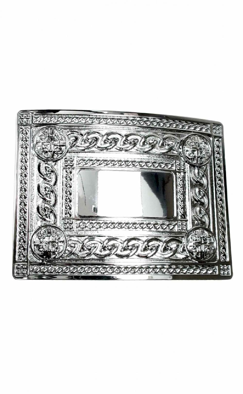 clan Celtic Chrome‑Finish Buckle